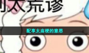 《抖音》配享太庙梗的意思介绍