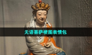 《抖音》无语菩萨梗图表情包分享