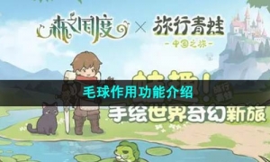 《森之国度》毛球作用功能介绍