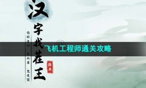 《汉字找茬王》飞机工程师通关攻略