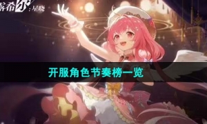 《依露希尔星晓》开服角色节奏榜一览