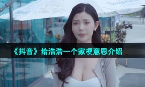 《抖音》给浩浩一个家梗意思介绍