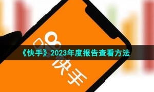 《快手》2023年度报告查看方法