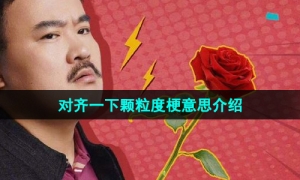 《抖音》对齐一下颗粒度梗意思介绍