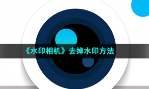 《水印相机》去掉水印方法