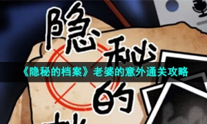 《隐秘的档案》老婆的意外通关攻略