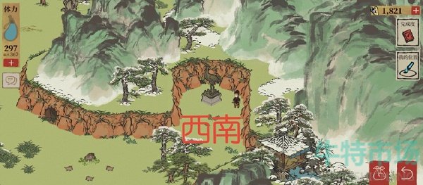 《江南百景图》徽州探险铜鹤雕像转动方向攻略