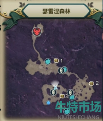 《二之国交错世界》瑟雷涅森林宝箱位置