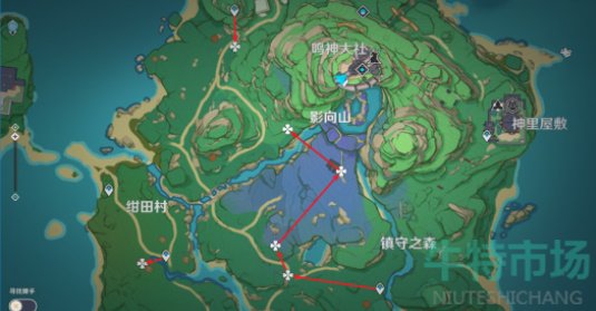 《原神》4.5版本鬼兜虫采集路线