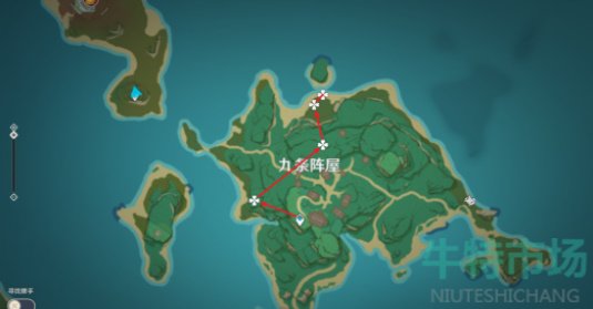 《原神》4.5版本鬼兜虫采集路线